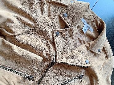 ekodəridən kişi gödəkçəsi: Натуральная набуковая кожа ( антилопа). Из США . Размер 38 . Мало — 8