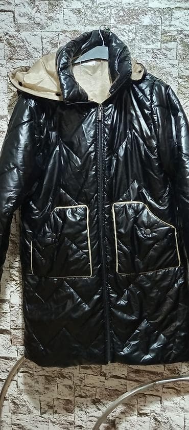 Qadınlar üçün qışlıq quilted şişmə gödəkcə - Rəng: qara, iç hissəsi