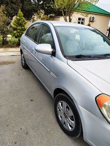 əllə çəkilmiş maşın şəkilləri: Hyundai Accent: 1.5 л | 2007 г. Седан — 3