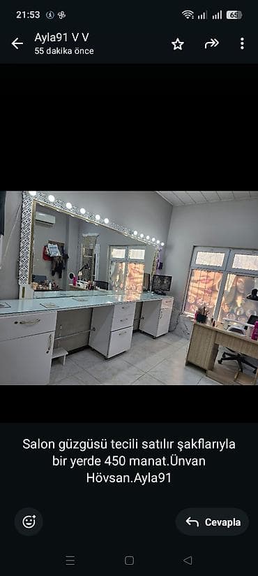 Makiyaj üçün masa