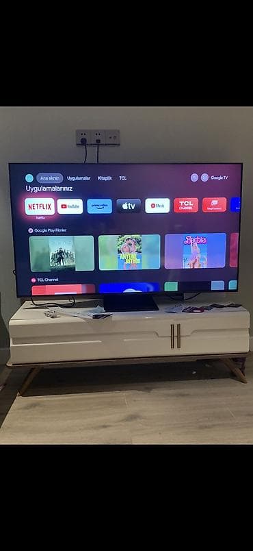 android 14 tv box: İşlənmiş Televizor TCL QLED 55" 4K (3840x2160), Ünvandan götürmə, Ödənişli çatdırılma — 1