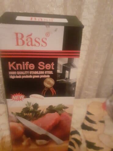 çəngəl qaşıq dəstləri: Kuxna bicaq dəsti nikgel təzə maldır istifadə olunmayıb 40 azn istəyən — 1