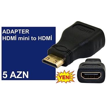 Masaüstü kompüterlər və komponentlər: HDMİ Adapterlər/Konverterlər (Çeviricilər) ⭐HDMİ to AV – 12 AZN ⭐HDMİ — 4