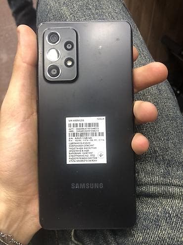 harddisk kabel: Samsung Galaxy A52s, 128 GB, rəng - Qara, İki sim kartlı — 2