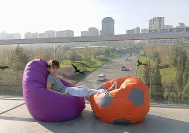 бесформенное кресло: Новый, Пуфик-кресло, Ткань, Нет кредита, Нет доставки — 21