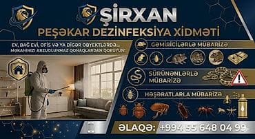 Peşəkar Dezinfeksiya Xidməti ​Məkanınızı arzuolunmaz qonaqlardan