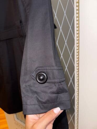 qadınlar üçün uzun palto: Palto, One size, rəng - Qara — 4