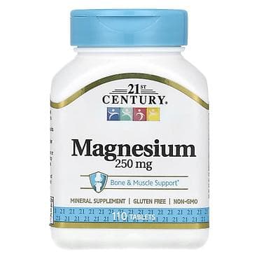 21st Century, Magnesium, 250 mg ✅ Məhsul 100% Orijinaldır! ABŞ-dan at lalafo.az 21st Century, Magnesium, 250 mg ✅ Məhsul 100% Orijinaldır! ABŞ-dan