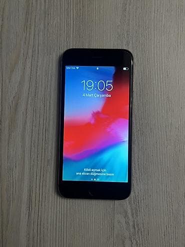 IPhone 6, 32 GB, Space Gray, Barmaq izi