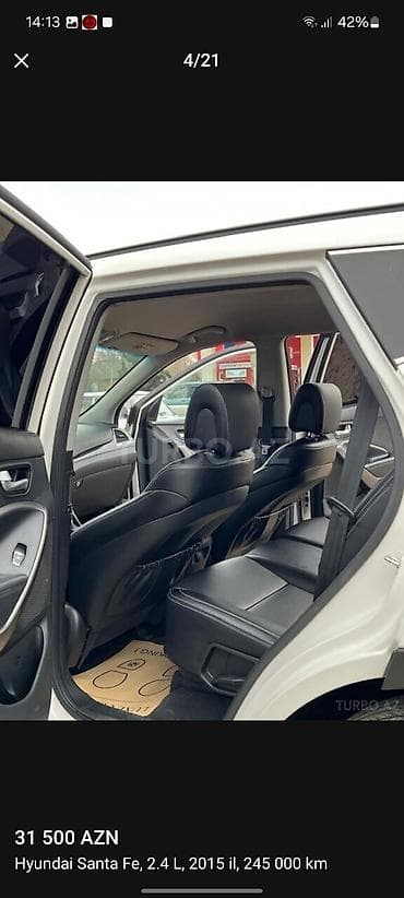 babun hyunday 2: Hyundai Santa Fe: 2.4 l | 2015 il Krossover — 8