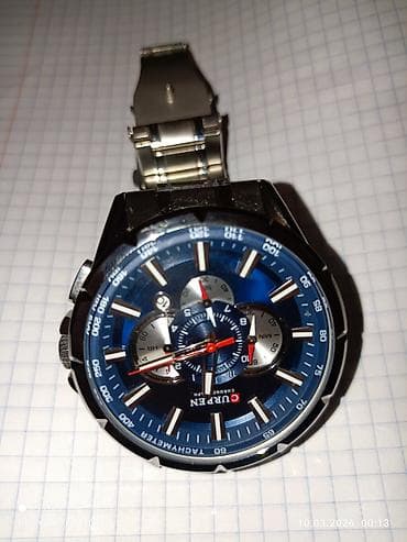 saat original: İşlənmiş, Qol saatı, Curren, rəng - Mavi — 1