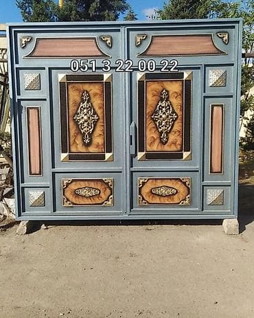Demir qapilar darvazalar seyf qaplari 650manatdan bawlayan qiymetlerle