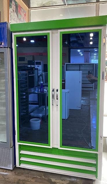 Iki qapılı şüşə vitrinli soyuducu - Təyinat: market, kafe, restoran