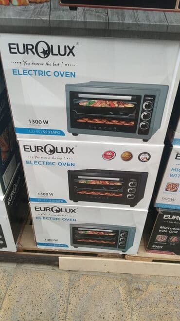 eurolux soba: Duxovka Elektrik, rəng - Boz, Ayrıca dayanan, Yeni — 1