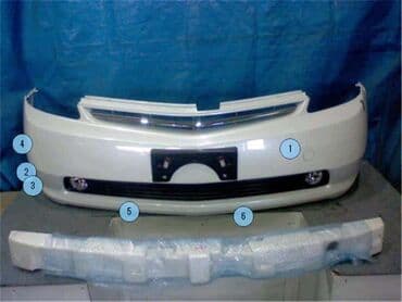 bufer 06: Ön, Toyota toyota prius, 2008 il, Yaponiya, Ünvandan götürmə — 5