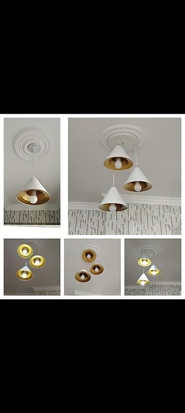 lusdurlar: Çılçıraq, 3 lampa, Metal — 1