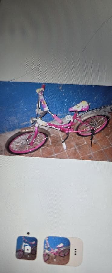 velosipet ucuz: Uşaq velosipedi – qızlar üçün, çəhrayı rəngdə - Təkər ölçüsü təxminən — 1