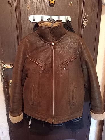 gün eynəyi: Qışlıq kişi dərisi kürk gödəkçə - Rəng: tünd qəhvəyi (xarici), qum — 2