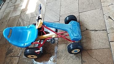 oyunca: Uşaq pedallı go-kart - Dörd təkərli, stabil konstruksiya - Pedalla — 5