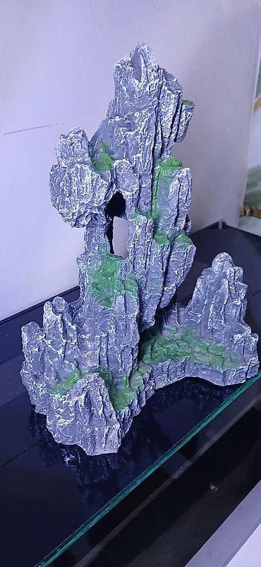 Akvaryum dekoru – Qaya/mağara kompozisiyası - Material: təhlükəsiz lalafo.az -da Akvaryum dekoru – Qaya/mağara kompozisiyası - Material: təhlükəsiz