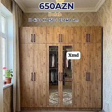 Dolab – 650 AZN Ölçülər: Dərinlik 47 sm × Hündürlük 250 sm × En 240 lalafo.az -da Dolab – 650 AZN Ölçülər: Dərinlik 47 sm × Hündürlük 250 sm × En 240
