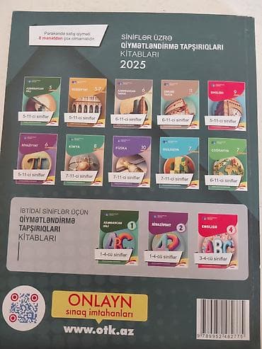 ciloz qiyməti: Məhsul: “Azərbaycan dili – 2025 Test Toplusu” (9 illik) Təsvir: - — 3