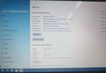 vətən kompüter: HP noutbuk Texniki göstəricilər: - Ekran: 15.6" (təxmini), mat — 2