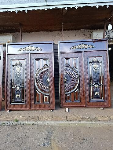 ev ağacı: Dəmir Həyət darvazası, Mexaniki, Qapı ilə, rəng - Qəhvəyi, Kredit yoxdur — 4
