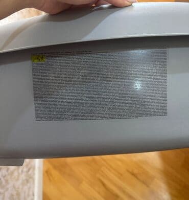 расчески для новорожденных: Uşaq vannası – CAM markası, boz rəng - Material: təhlükəsiz, möhkəm — 2