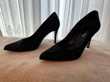 derihan ayakkabı: Tuflilər, Ölçü: 39, rəng - Qara, İşlənmiş — 2