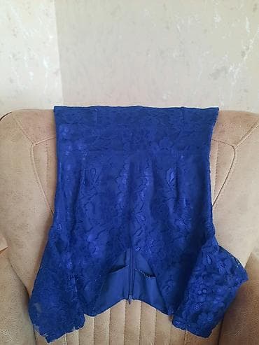 Məhsul: 2 ədəd qadın bluz/don üstü 1) Kobalt mavi, güllü naxışlı — 4
