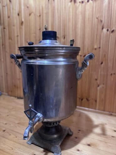 samovar aliram: İşlənmiş Od Samovar, 10-dan çox l, Pulsuz çatdırılma — 4
