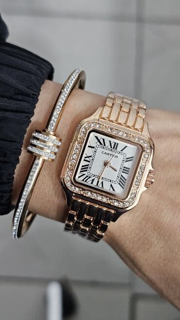 cartier браслет qiymeti: Новый, Наручные часы, Cartier, цвет - Золотой — 8