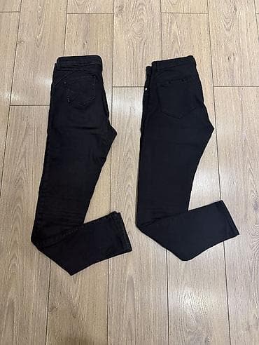Джинсы, Bershka, M, цвет - Черный