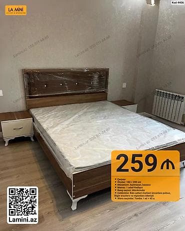 islenmis matras: LA MINI yataq dəsti – Çarpayı - Ölçülər: 160 × 200 sm - Mexanizm — 1