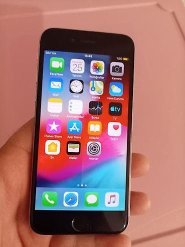 IPhone 6, 16 GB, Blue Titanium, Face ID, Barmaq izi lalafo.az -da IPhone 6, 16 GB, Blue Titanium, Face ID, Barmaq izi