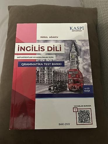 Testlər: Məhsul: İngilis dili – Qrammatika Test Bankı Müəllif: Rəsul Ağayev — 1
