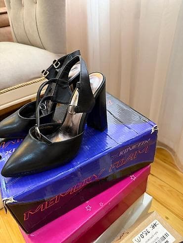 Tuflilər: Tuflilər, Ölçü: 36, rəng - Qara, İşlənmiş — 2