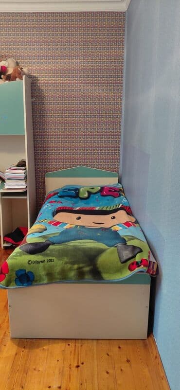 qapi gence: Для девочки и мальчика, 2 односпальные кровати, Письменный стол — 4