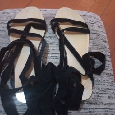 босоножки новые 36 размер: Zara, Размер: 37, цвет - Черный, Новый — 5