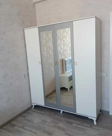 dəmir şkaf: Новый, Распашной, 4 двери Прямой шкаф, Гардеробный шкаф, Турция — 2
