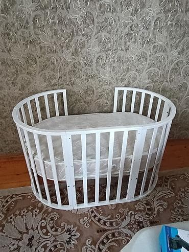 bacoklar: Oğlan və qız üçün, İşlənmiş, Yumru, Beşik, Matras ilə, Yellənmə mexanizmsiz — 3