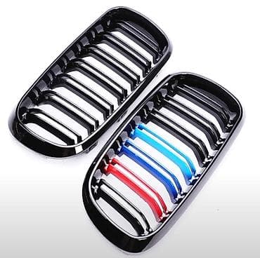 for x5 magic: BMW X5/X6 üçün ön radiator barmaqlığı dəsti (Kidney Grill) – M rəngli — 2
