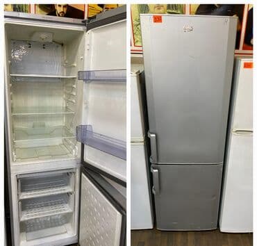 beko телевизор: Б/у 2 двери Beko Холодильник Продажа, цвет - Серебристый — 1