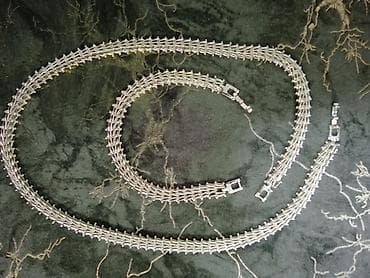 ucuz koftalar: Zərgərlik dəsti – boyunbağı və bilərzik - Material: Metal ərintisi — 3