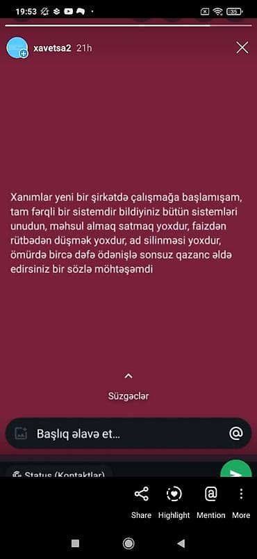 Model, Qadın