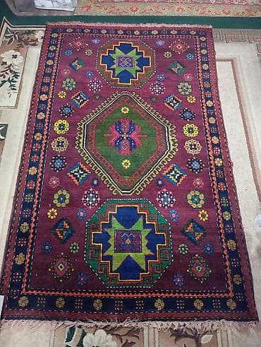 Ovçuluq və balıqçılıq: Qədim xalça, 702176929 il, Vəziyyəti: Əla — 6