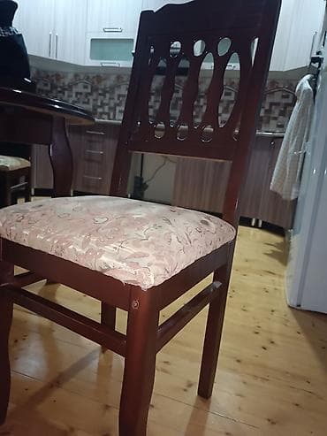 konfrans masasi: Mətbəx üçün, Qatlanmayan, rəng - Bej Stul — 2