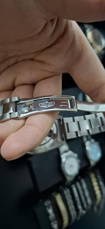 qol saati telefon: Yeni, Qol saatı, Rolex, rəng - Ağ — 3