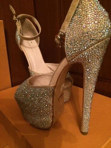 basanoşkalar 2024: Ölçü: 36, rəng - Qızılı, İşlənmiş — 1